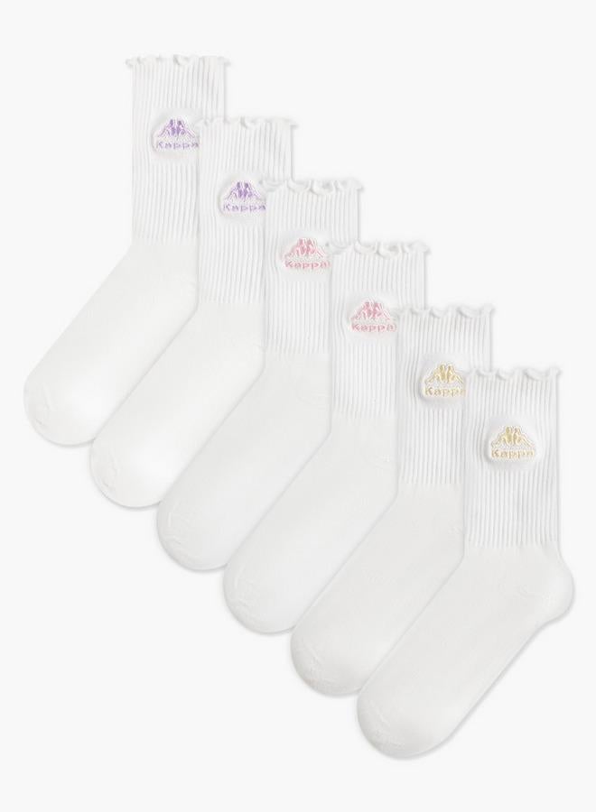 Kappa Pack Of 3 Crew Length Sports Socks - Image 1